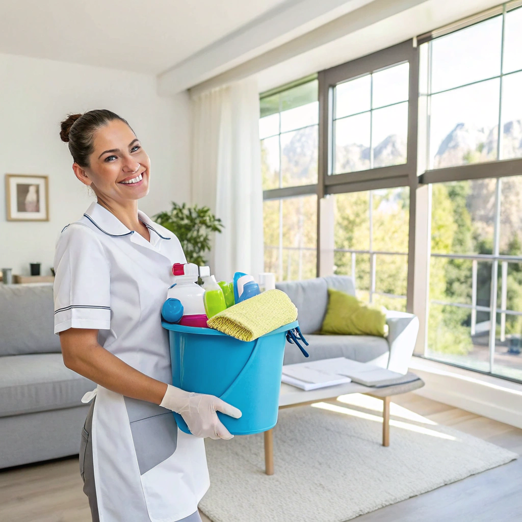 Professioneller Reinigungsexperte